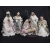 Figury do szopki bożonarodzeniowej - Zestaw bożonarodzeniowy FS46N - Figury w ubraniach z materiału do szopki betlejemskiej